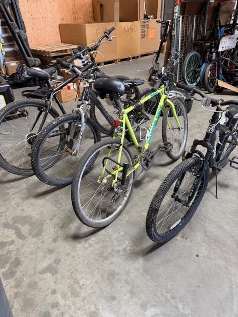 Group Of 4 Used Bikes