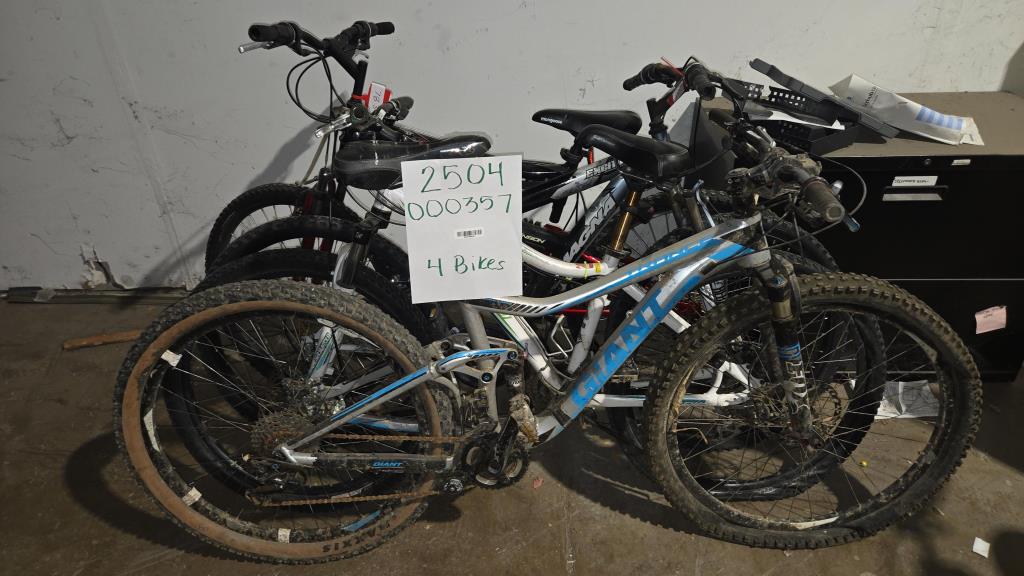 Group Of 4 Used Bikes