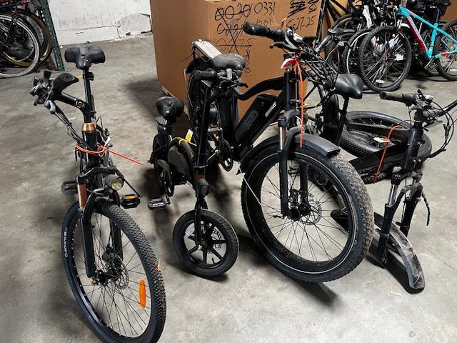 Group Of 4 Used E-Bikes