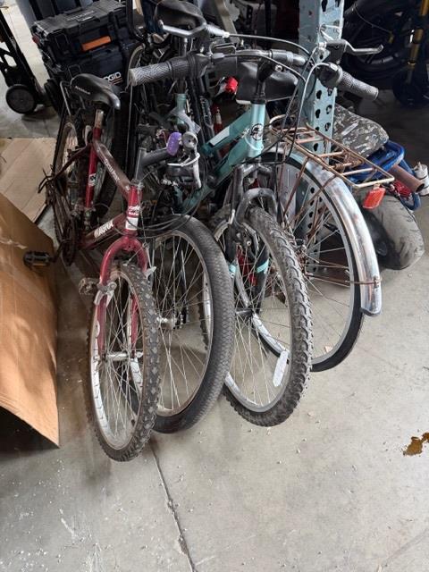 Group Of 5 Used Bikes