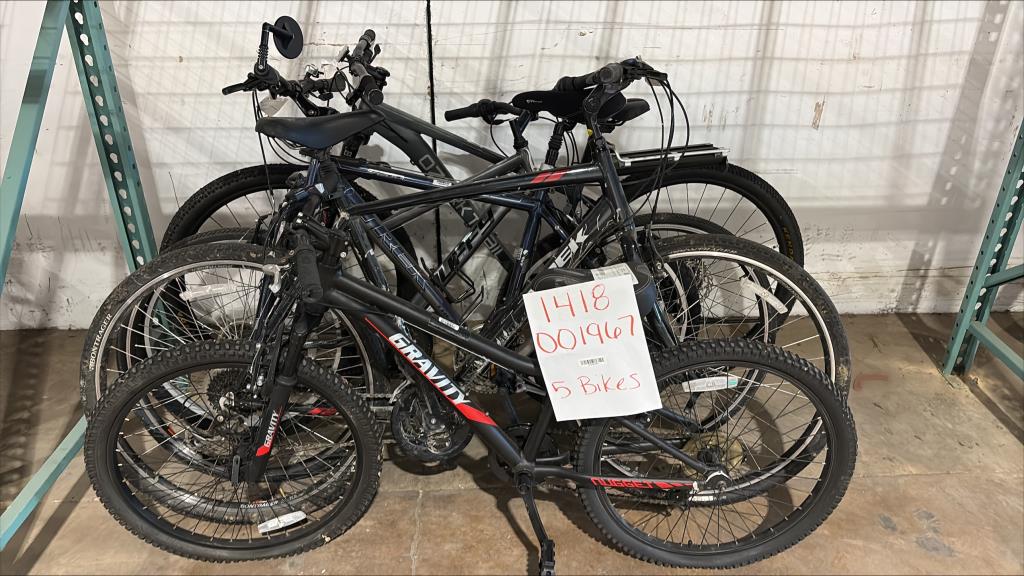 Group Of 5 Used Bikes