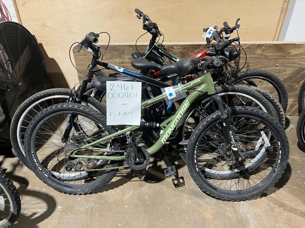 Group Of 5 Used Bikes