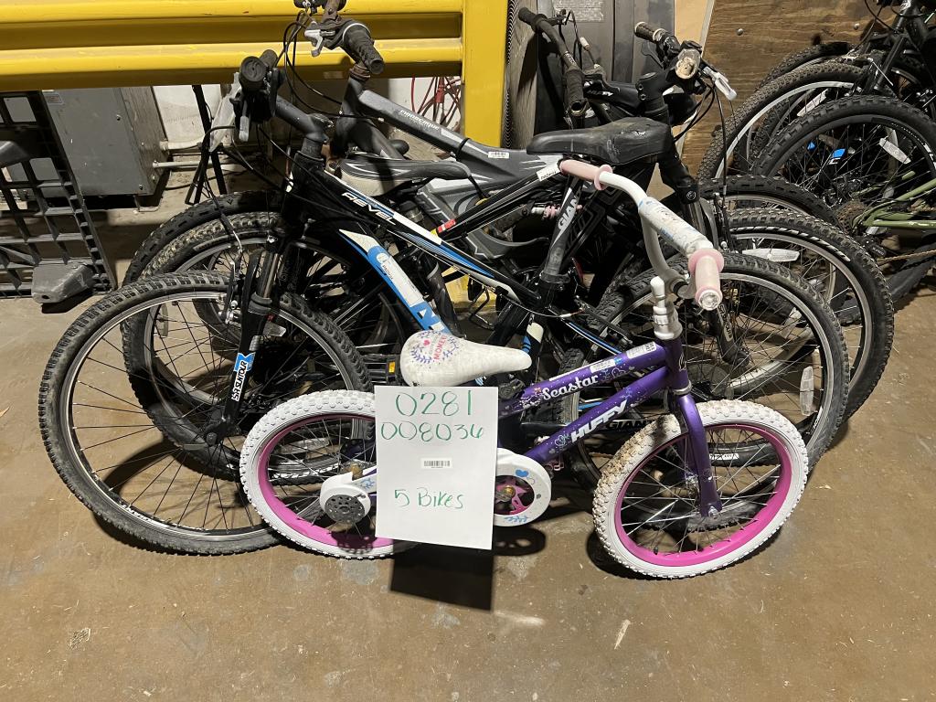 Group Of 5 Used Bikes