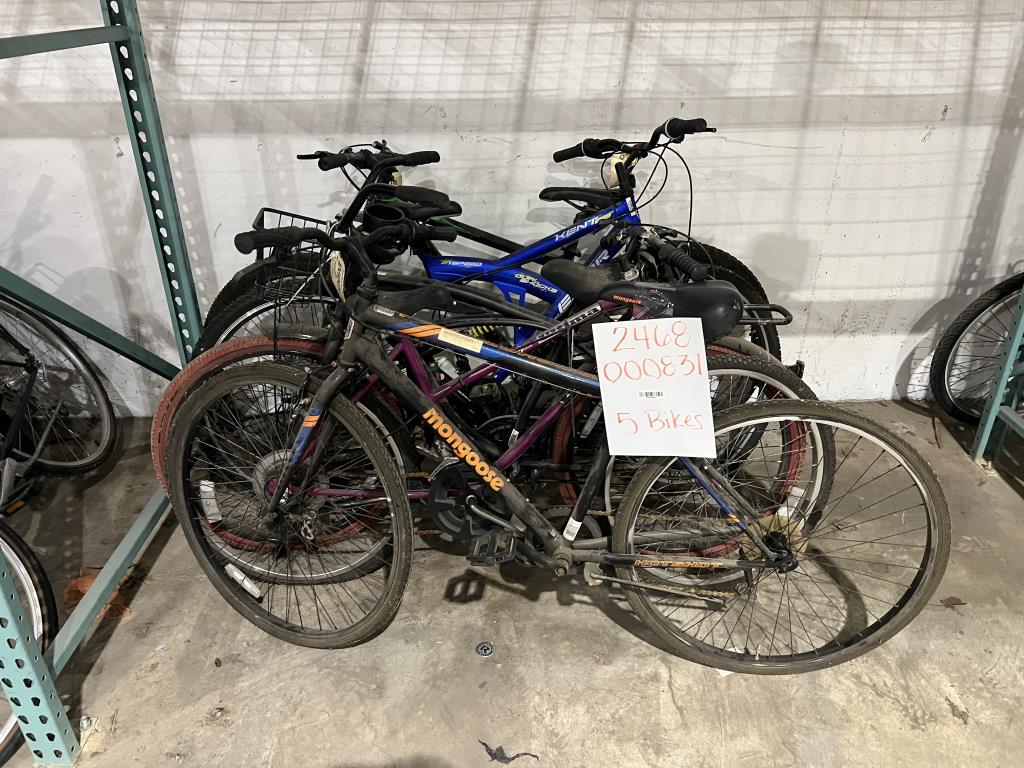 Group Of 5 Used Bikes