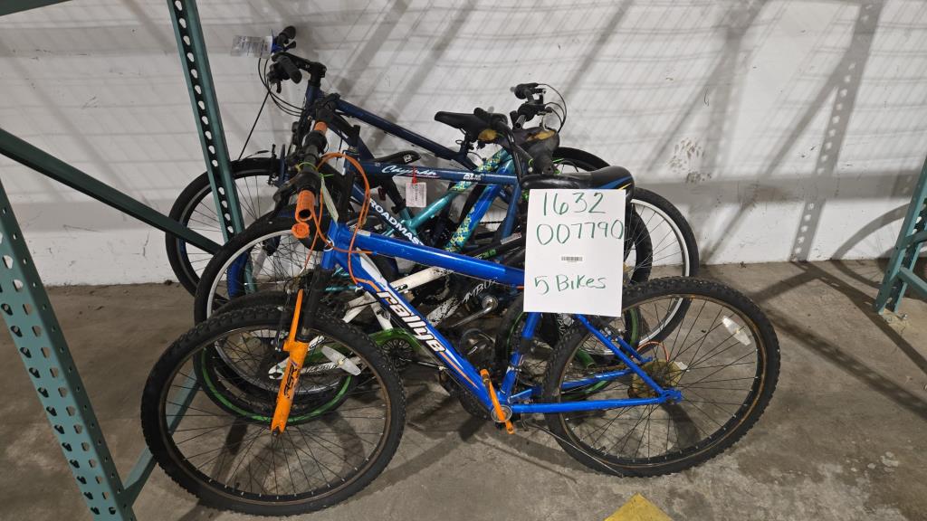 Group Of 5 Used Bikes