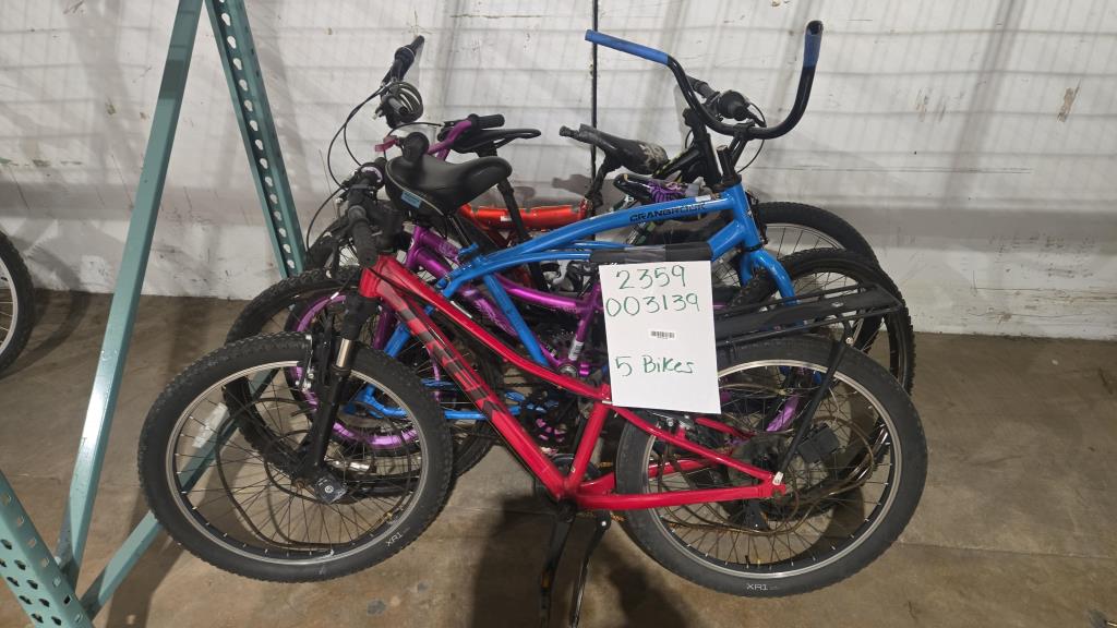 Group Of 5 Used Bikes