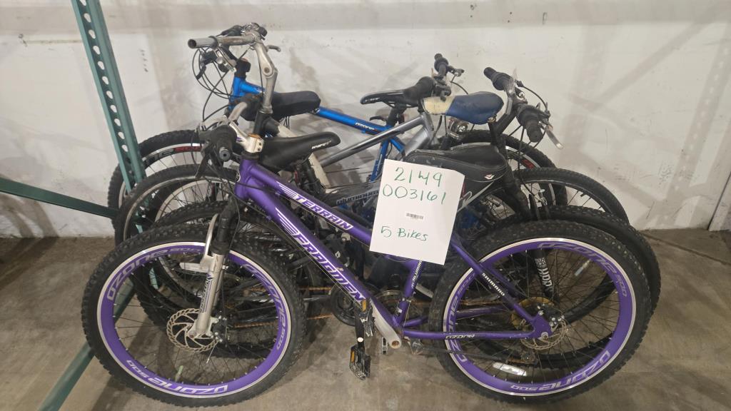 Group Of 5 Used Bikes