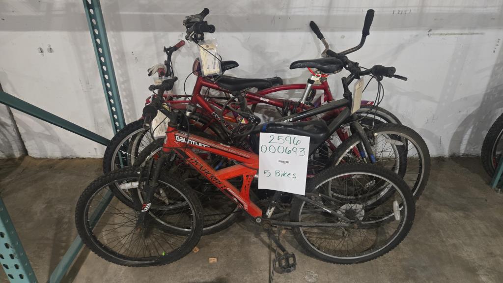 Group Of 5 Used Bikes