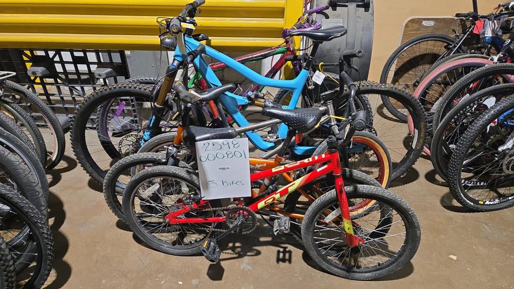 Group Of 5 Used Bikes