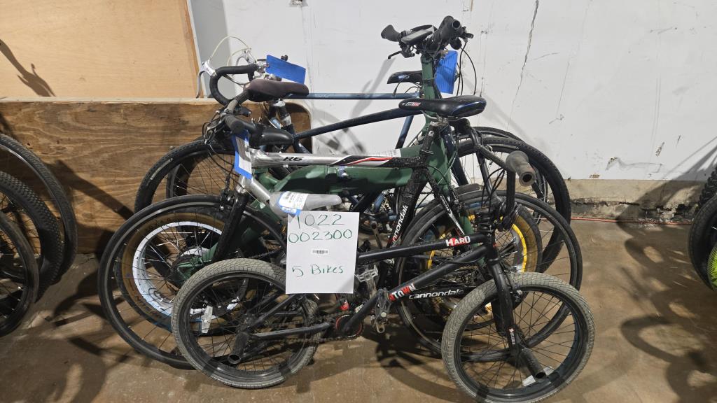 Group Of 5 Used Bikes