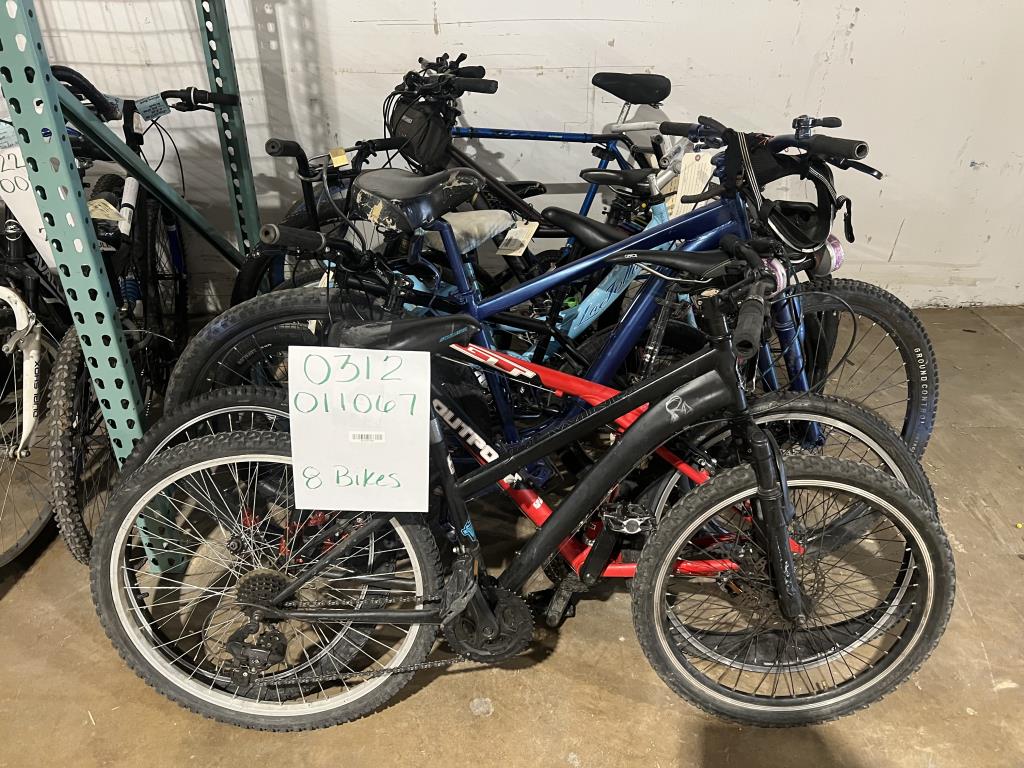 Group Of 8 Used Bikes