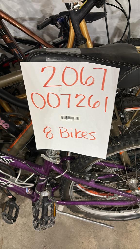 Group Of 8 Used Bikes