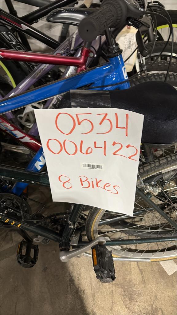 Group Of 8 Used Bikes