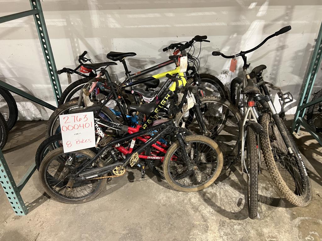Group Of 8 Used Bikes