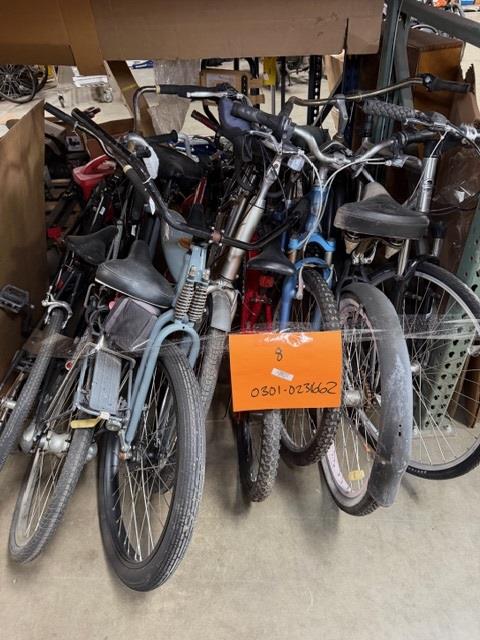 Group Of 8 Used Bikes