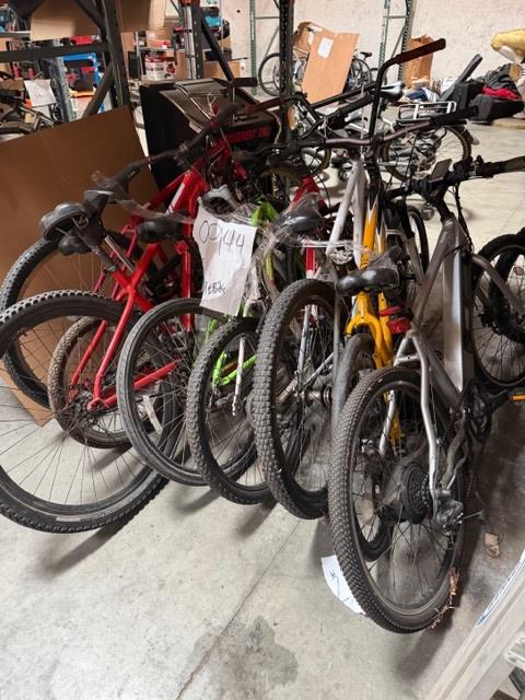 Group Of 8 Used Bikes