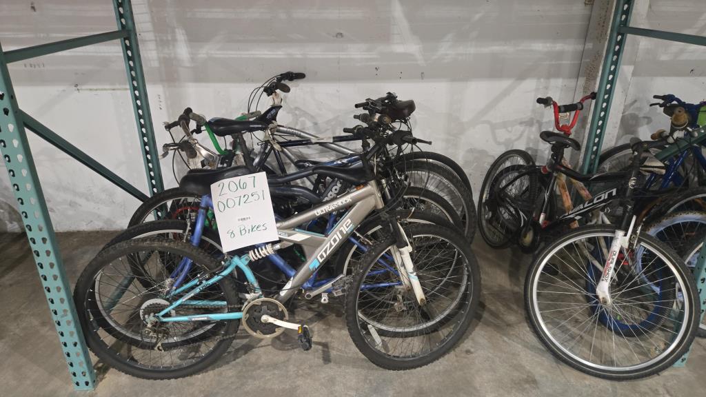 Group Of 8 Used Bikes