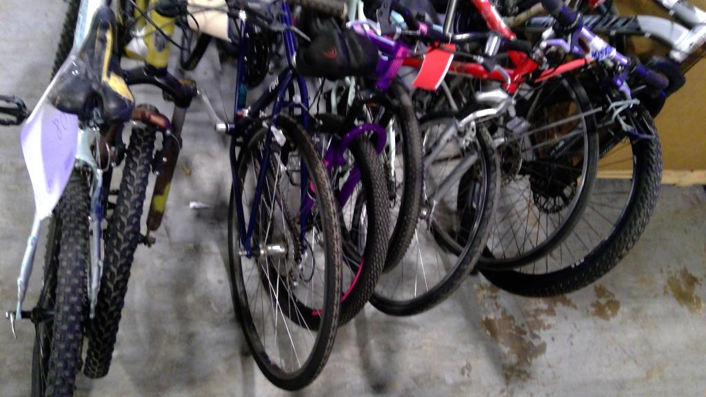 Group Of 9 Used Bikes