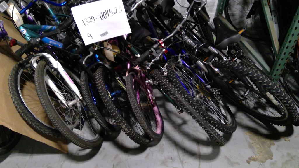 Group Of 9 Used Bikes