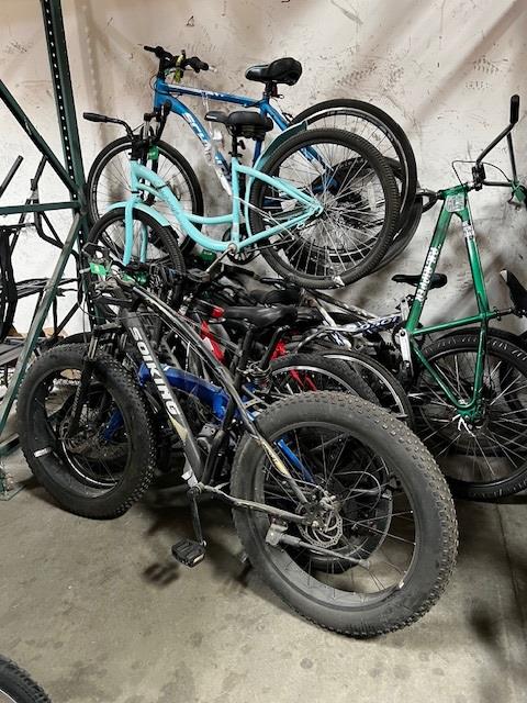 Group Of 9 Used Bikes
