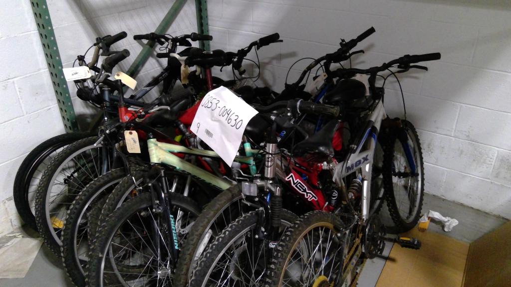 Group Of 9 Used Bikes