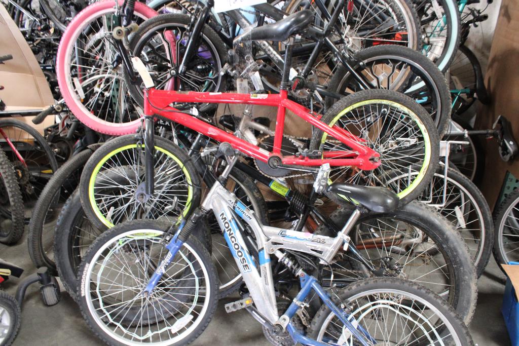 Group Of 9 Used Bikes