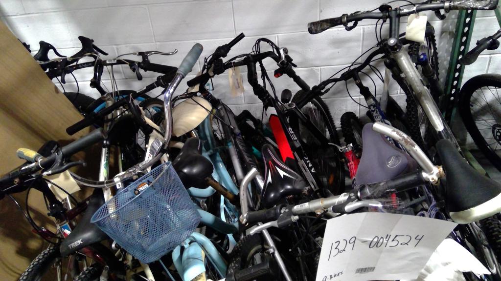 Group Of 9 Used Bikes And 1 Child Scooter