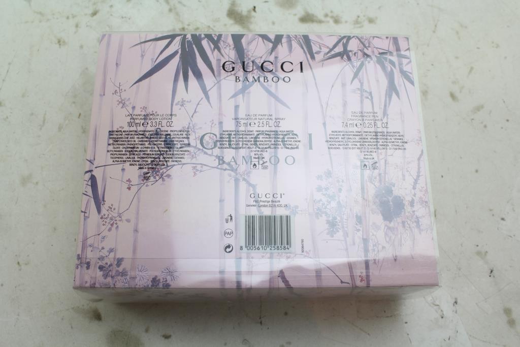 gucci bamboo 3 pc gift set