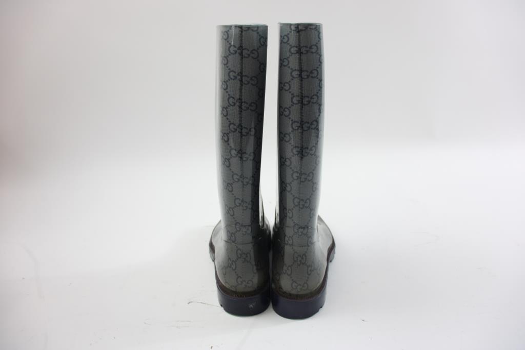 Gucci Womens Russian Rubber Boots, Size 13 Property Room