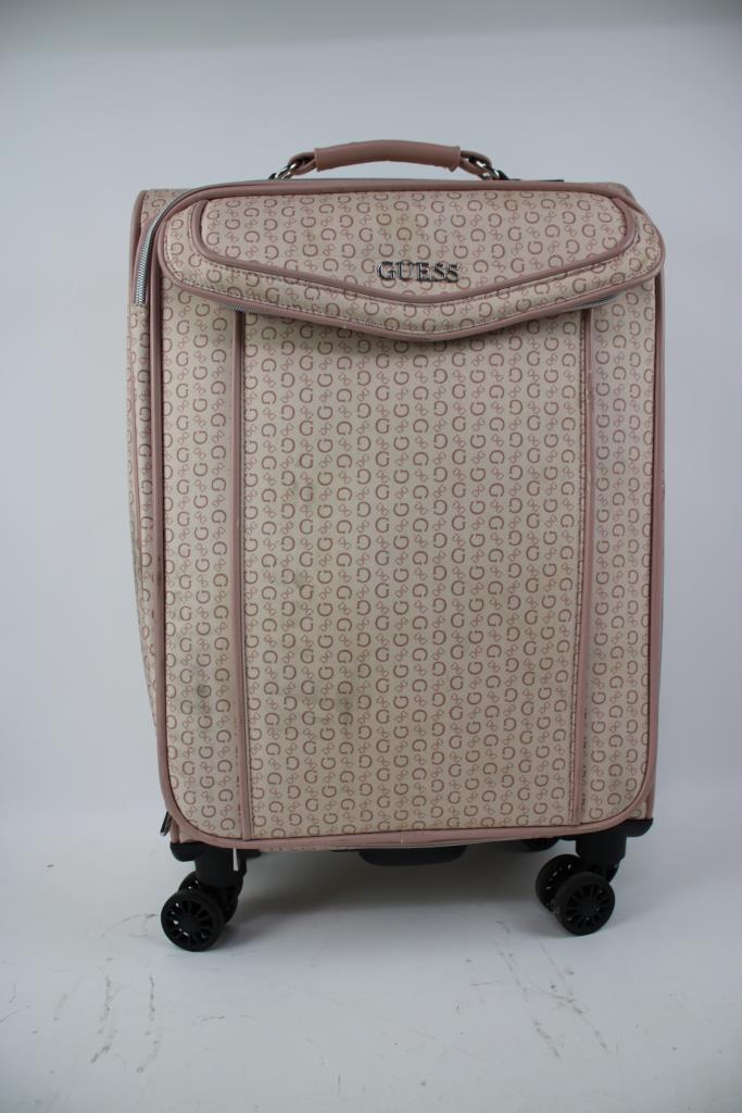 Guess Pink Signature Print Luggage, Sonoma Blanket Scarf, Brown Crossbody Bag & More 6 Pieces