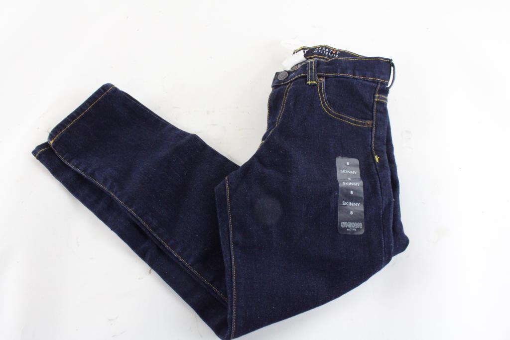 2010 Gymboree Flower Pink Crop Skinny Jean SLIM PLUS (Girl - Kid Skinny