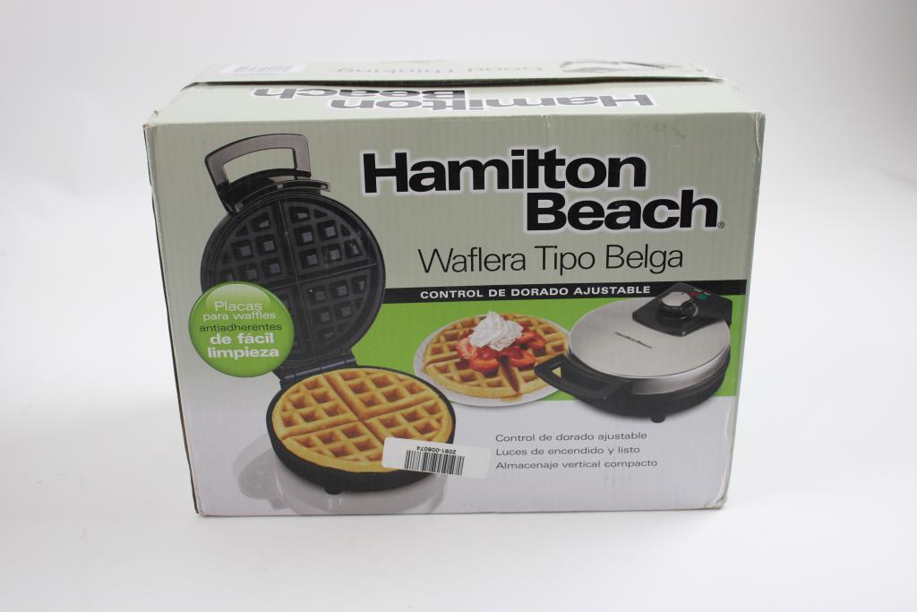 Hamilton Beach Waflera Tipo Belga