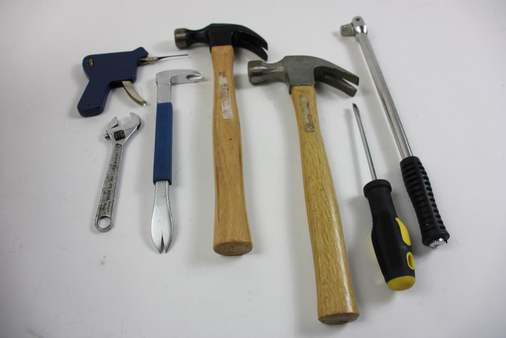 Hammer, Torque Wrench, Allen Wrench Tool And More, 3+ Pieces Property Room
