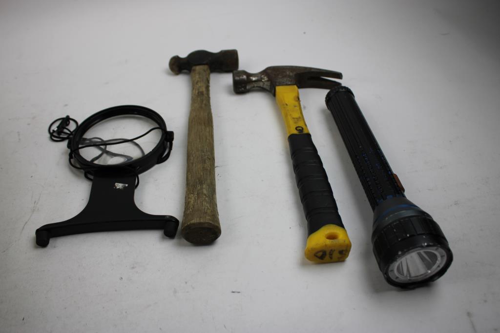 Hammers, Flashlight, Headlight, And More