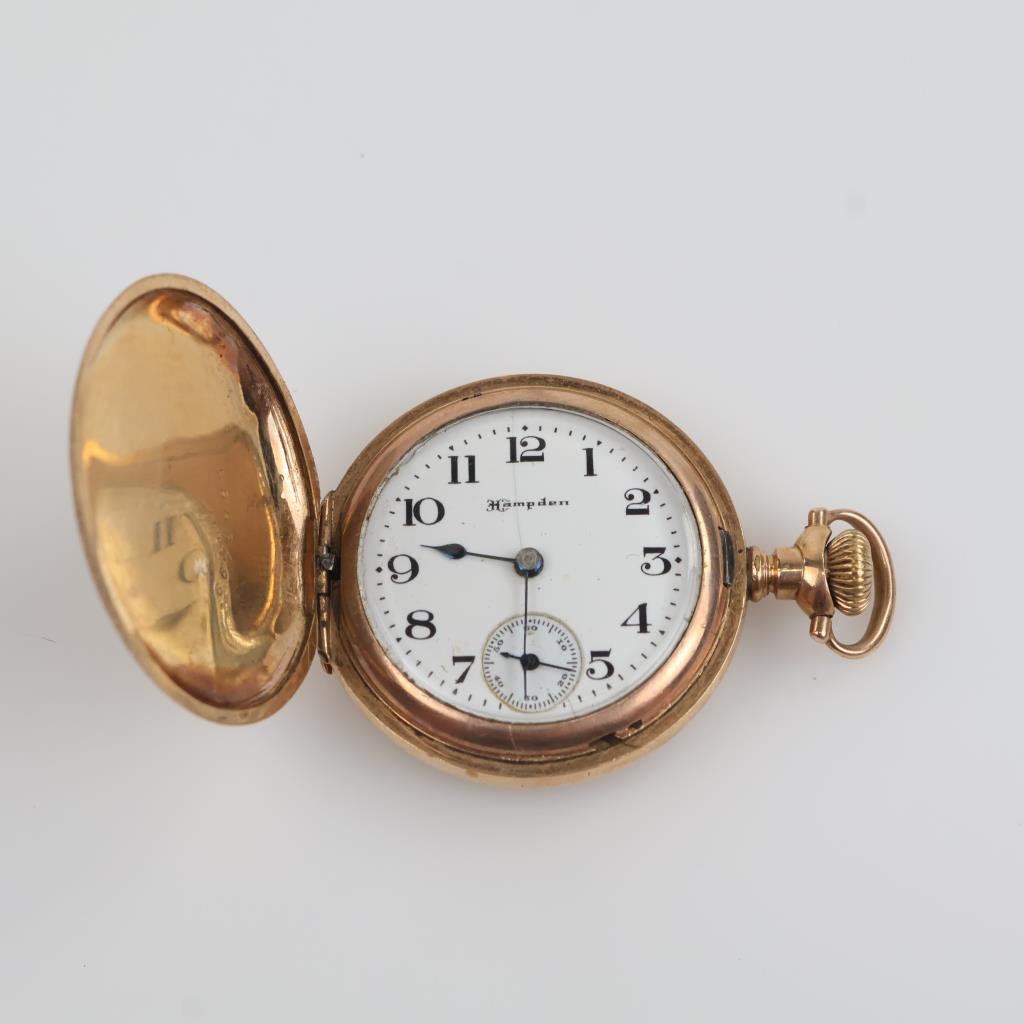 Hampden 14kt GF Pocket Watch