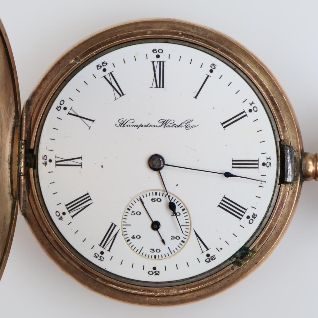 Hampden Watch Co. 10kt GF Pocket Watch