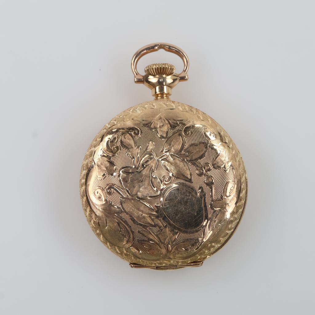 Hampden Watch Co.14kt GF Hunter Pocket Watch