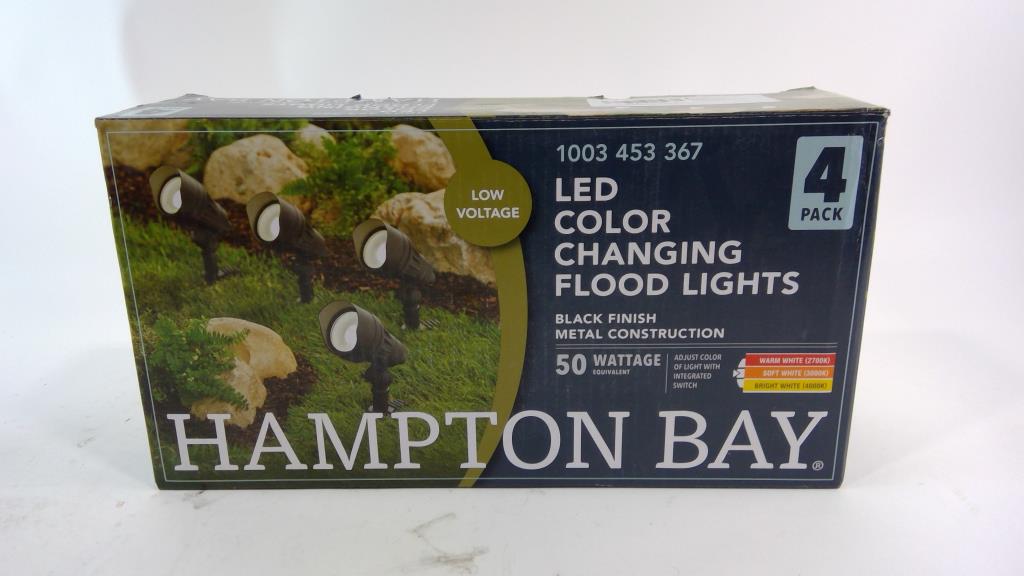 Hampton Bay Led Color Changing Flood Lights Property Room