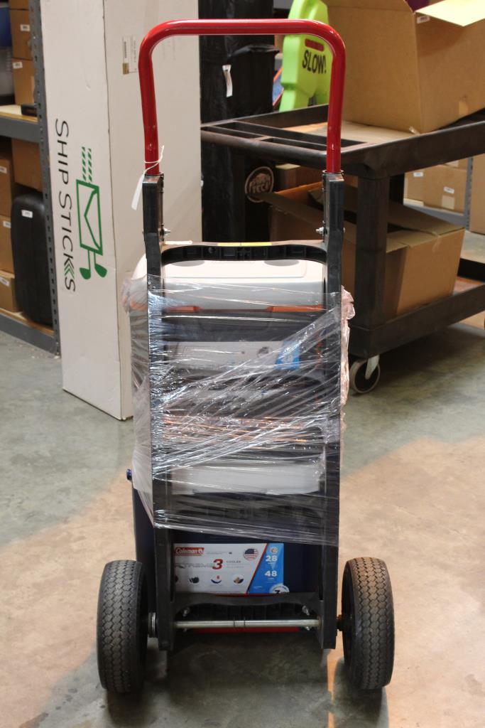 Hand Truck Dolly And Coleman Coolers 3 Items Property Room
