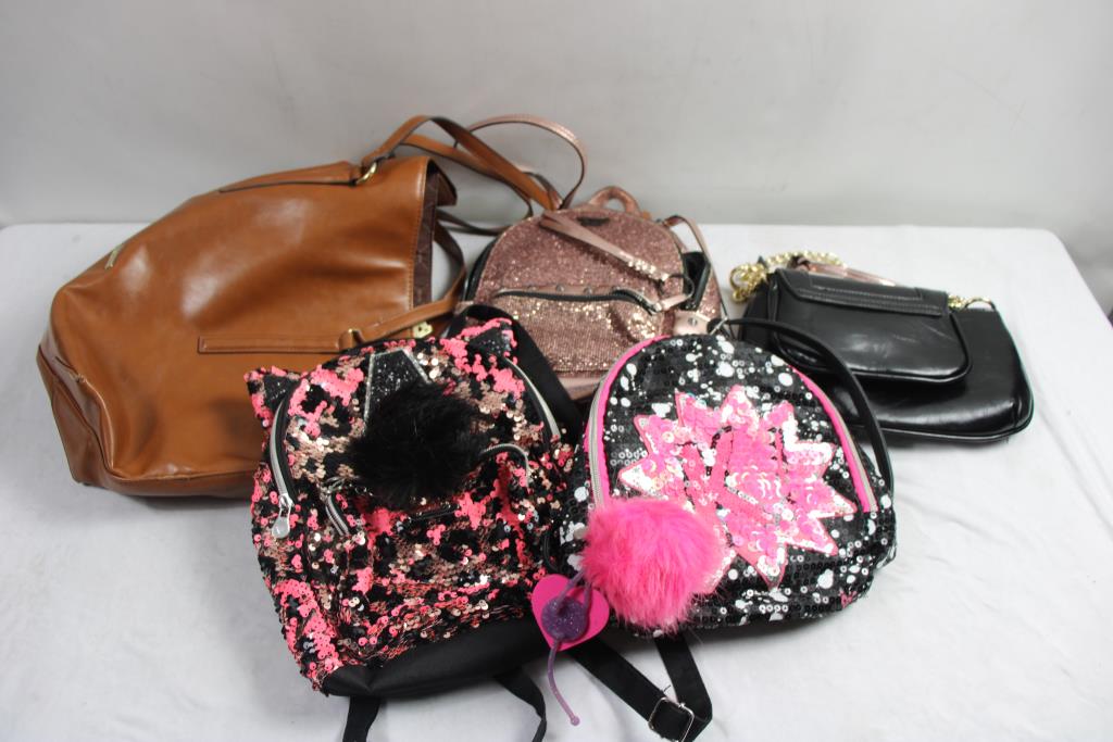 Handbags And Purses Lot, 15+ Pieces