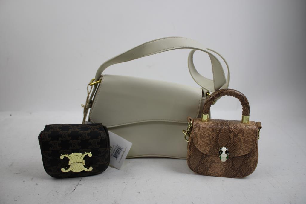 Handbags Bulk Lot With Red JLO Wallet, 8 Pieces