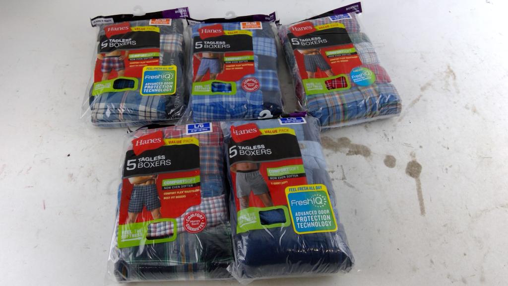 Hanes Boxers 5 Pieces