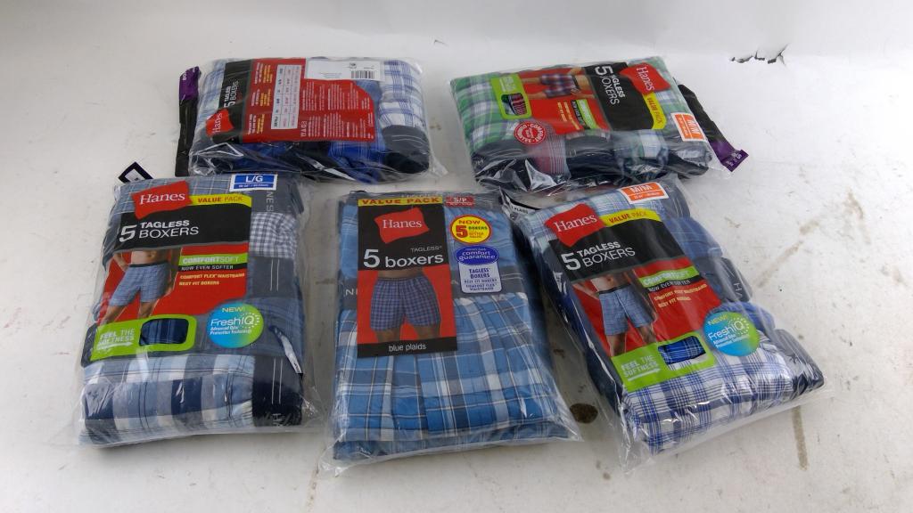 Hanes Boxers 5 Pieces