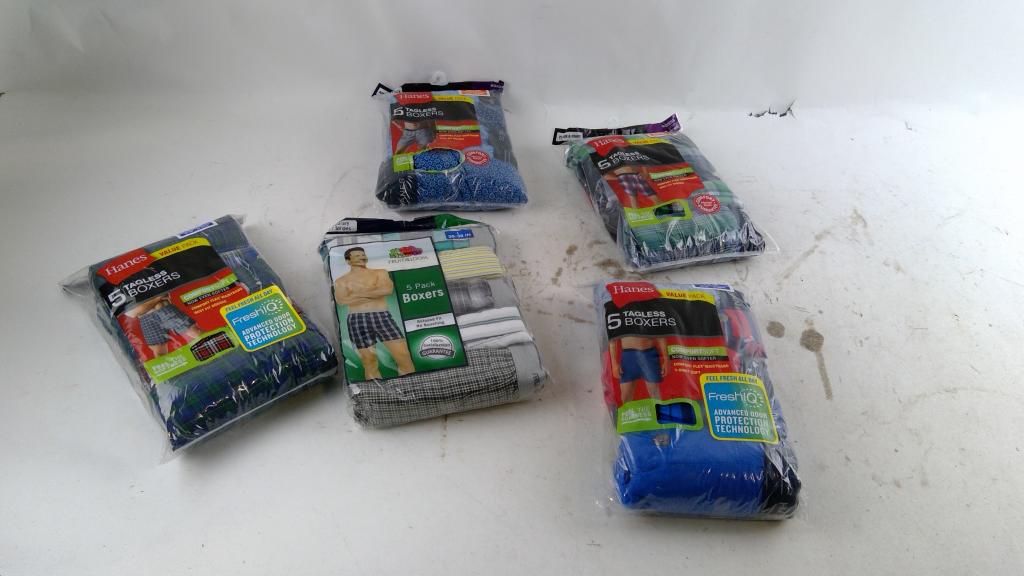 Hanes Boxers And More 5 Pieces