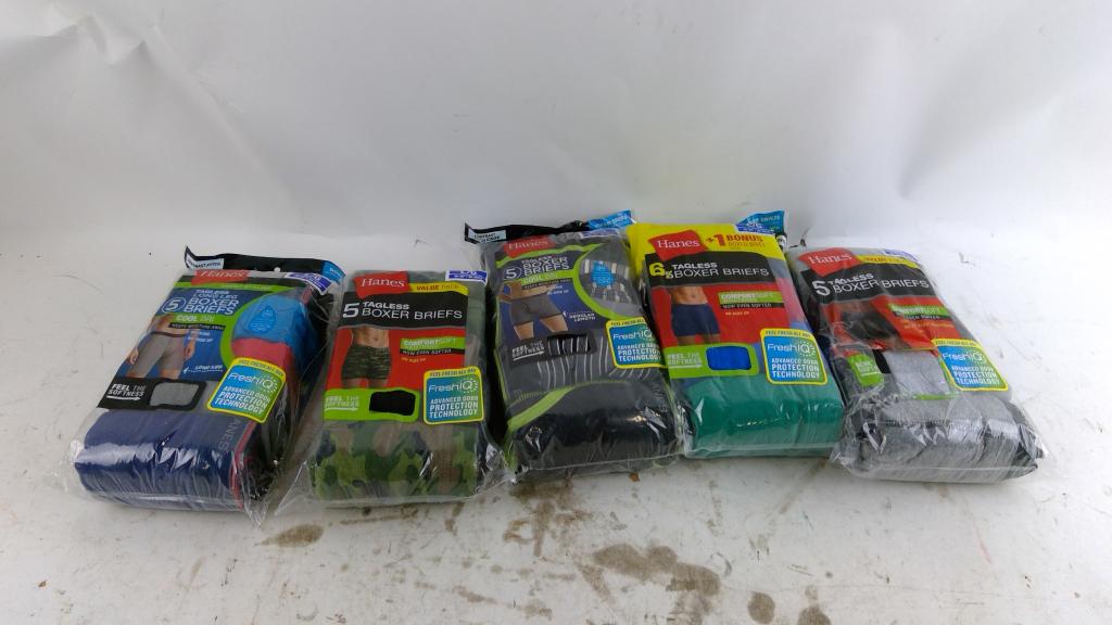 Hanes Mens Boxer Sets 5 Pieces