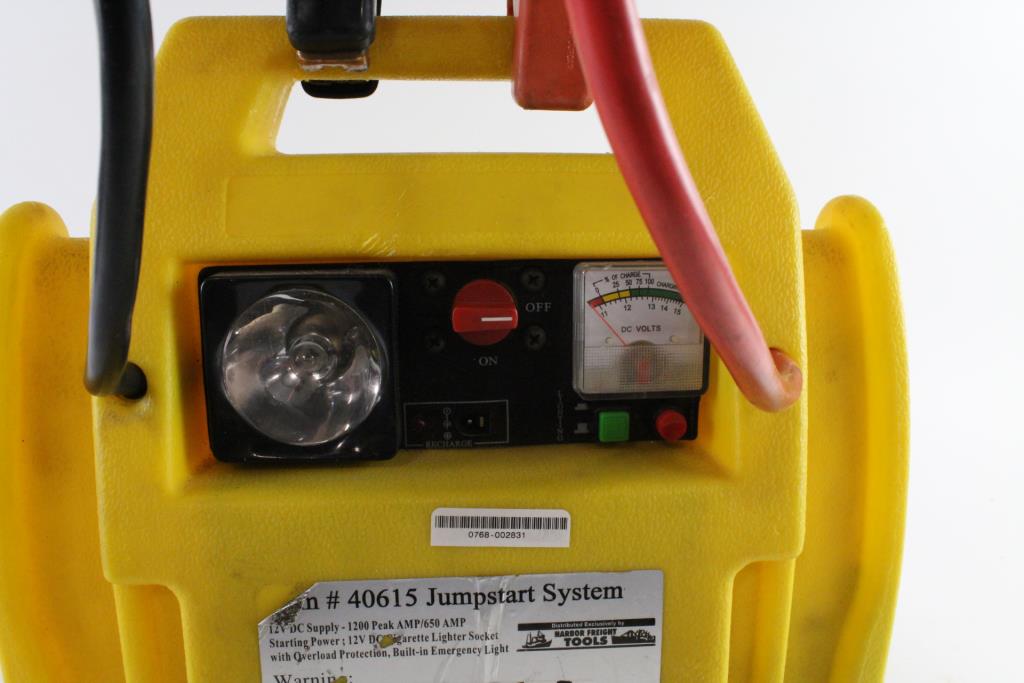 Harbor Freight Tools Jumpstart System Property Room