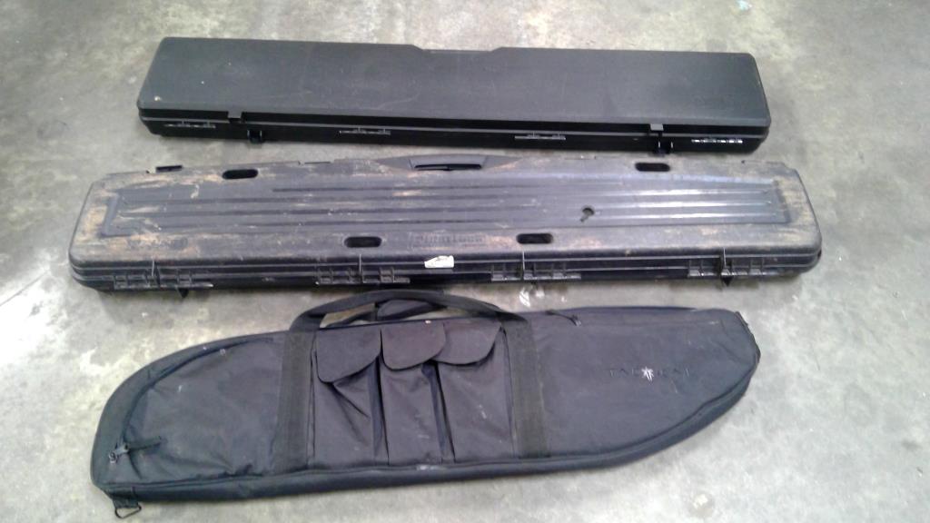 Hard Rifle Case , Soft Rifle Bag, 3 Pieces