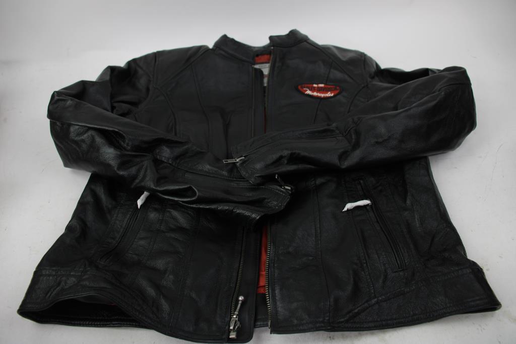 Harley Davidson Leather Jacket, Large