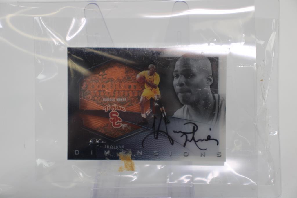 Harold Miner Trading Card Lot - Includes Autos/Patches