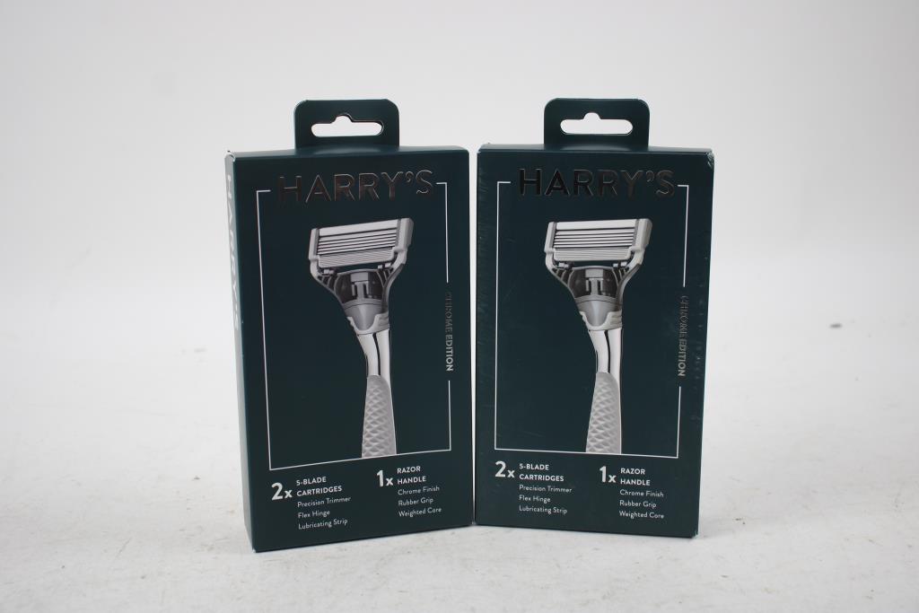 Harry's Chrome Edition Razor Set, 2 Pieces | Property Room